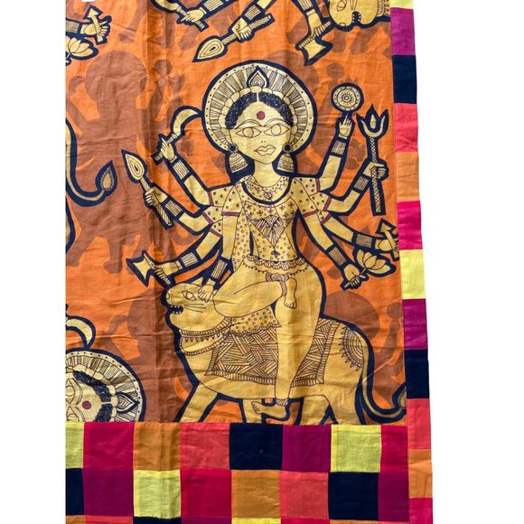 NWT UDD skirt with Dupatta set of 2 Yellow Black 96 x 32 in - Picture 10 of 11